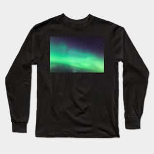 Northern lights close-up Long Sleeve T-Shirt